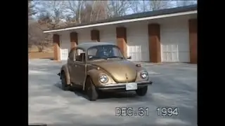 1994 Dec 31 Driving Around Andover, MA in a 1974 VW Sunbug