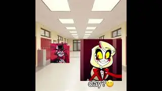Husk came today || Hazbin Hotel meme || #charliemorningstar #angeldust #husk #huskerdust #funny