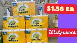 Best Walgreens Deals for this week $1.56 bounty paper towels 