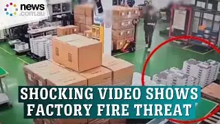 Video reveals dangerous fire hazards for migrant workers in South Korea's factories