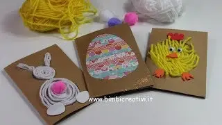 BIGLIETTI DI PASQUA FAI DA TE / BIMBI CREATIVI