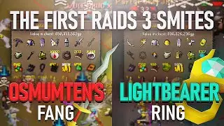 THE FIRST CLAN TO SMITE NEW RAIDS 3 ITEMS IN MULTI: OSMUMTEN'S FANG & LIGHTBEARER RING | 1700M LOOT