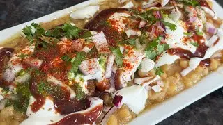 Ultimate Khatthi Meethi Ragda Tikki Chaat & Platter | Janamashtami special | Dhaniya Methi Style
