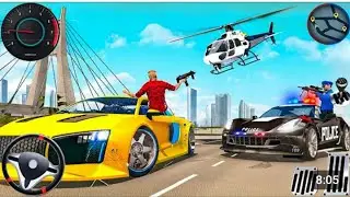 Police Car Chase Simulator 3D Game: Real Police Cop Driving -Gameplay 