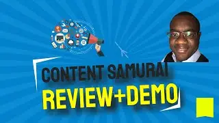 Content Samurai Review - Demo + Features