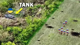 Leopard broke right into the trenches