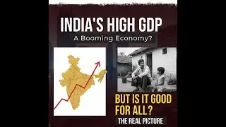 REAL PICTURE BEHIND INDIA'S HIGH GDP #india #gdpgrowth