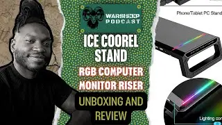 RGB computer monitor riser #unboxing | Look at what #TikTok made my buy