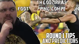 AFL 2021 ROUND 1 TIPS/PREDICTIONS | ARGHGODZIRRA'S FOOTY TIPPING COMPETITION