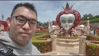 [4K] Shanghai Disneyland : Alice in Wonderland Maze 2024