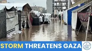 Rising Flood Fears in Gaza as Tents Collapse Under Severe Weather