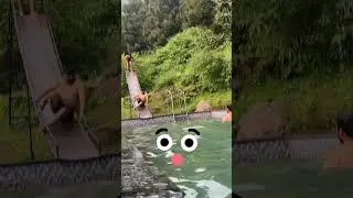 funny accident on water slide || #accidentshappen #accidentshorts #shorts #entertainment