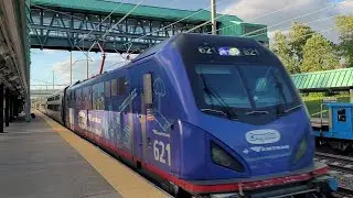 Amtrak's Blue Crayola Wrap Leads 173 Past Halethorpe
