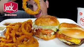 ASMR | JACK IN THE BOX | HOME-STYLE RANCH CHICKEN CLUB | MUKBANG EATING SHOW