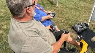 Vintage RC Simulator Chair