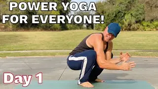 15 MIN POWER YOGA FOR EVERYONE (Day 1) 7 Day Yoga Challenge with Sean Vigue