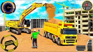 🚧  JCB City Road Construction Simulator 3D🚧 - City Road Construction 3D Android Gameplay JAYNLGAMERZ