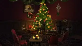 Ep# 400   Vintage Christmas Morning     The Sims 4 Gallery - Rooms