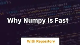 why numpy is fast