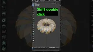 Tricky shape with easy way in Blender  #blenderustad