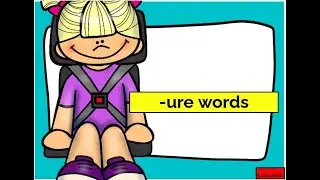 -ure Words Phonics- Learn the -ure Sound  (ESL & Kids) #UREWords #EnglishPhonics #LearnEnglish