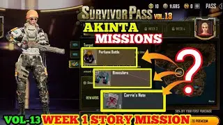 PUBG NEW STATE - VOL 13 - WEEK 1 STORY MISSION LOCATION