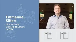 Entrevista Director titular Orquesta de C&aacute;mara de Chile Emmanuel Siffert