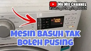 diy | Cara baiki mesin basuh tak boleh pusing | Electrolux | Mr Mie Channel