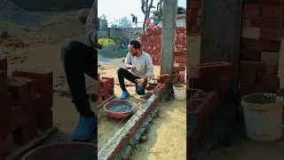 4 inch. chunai. #911 #construction #30x50kagharkanaksha 🧱🧱