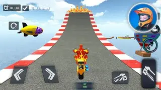 Superhero GT Bike Racing Stunt 2021 - Super Mega Ramp Games Android Gameplay