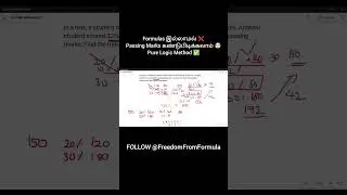 Проходной балл БЕЗ формул 🤯 | Логика на основе процентов | Краткий обзор способностей #концептуал...