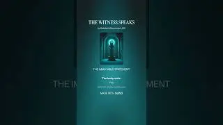 THE WITNESS SPEAKS