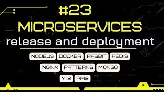 Release of microservice architecture Nodejs E-commerce level. Application deployment example.