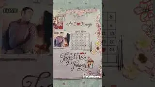 Calendar wall frame//Anniversary gift frame#youtubeshorts#shorts#viral#diycraft