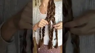 TUTO coiffure ✨ Tresse 5 brins #cheveuxlongs #hair #healthyhair #hairtok #hairstyle #longhair