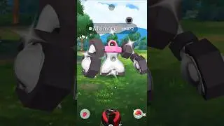 When I got shiny Melmetal From mystery Box #shorts #shiny #meltan #mystery #box #ultragoo #catch
