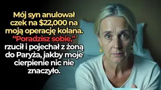 M&oacute;j syn anulował czek na $22,000 przeznaczony na moją operację kolana. Zamiast tego pojechał z żoną