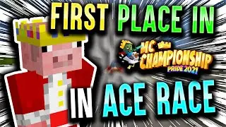 Technoblade Gets First Place In Ace Race (MCC Pride 2021)