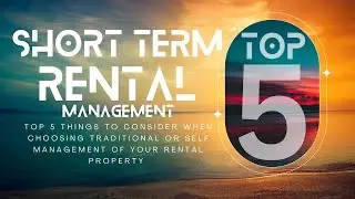 Short Term Rental Property | Self Management or Traditional | OBX Real Estate | AirBnB VRBO