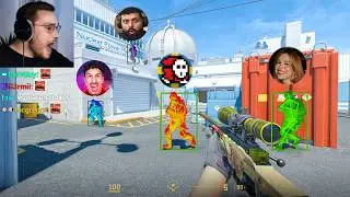 CS2, But EVERYONE has Wallhacks... (Streamer Edition)