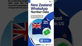 New Zealand WhatsApp Number Database | Latest Lead