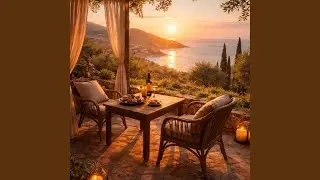 TERRACE BEFORE SUNSET