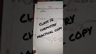 class 12 practical experiment chemistry pdf #shorts #chemistrypractical #practicalcopy #short
