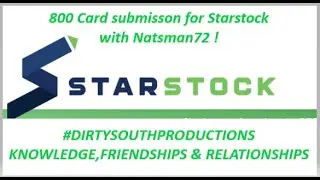 Are you wondering about Starstock ? Here is my 800 Card Starstock Submission !