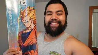 JOSHIN&rsquo; AROUND - Dragonball Z X Primitive Skateboards Super Saiyan 3 Goku Skate Deck Review!