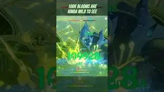 100k Blooms are kinda wild to see.. 👀 #lauma #genshinimpact #showcase #nahida #nilou #collei