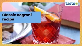 How to make the perfect Negroni with just 3 ingredients.