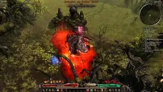 Grim Dawn Beginner Fire Blade Arc Commando Kubacabra kill