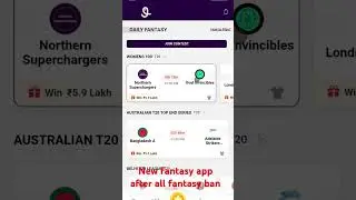 fantasy app without any l Use my referral code *GVVCDC* to signup!  