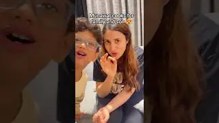 Munawar Faruqui cooks for his family wife son daughter pani puri
